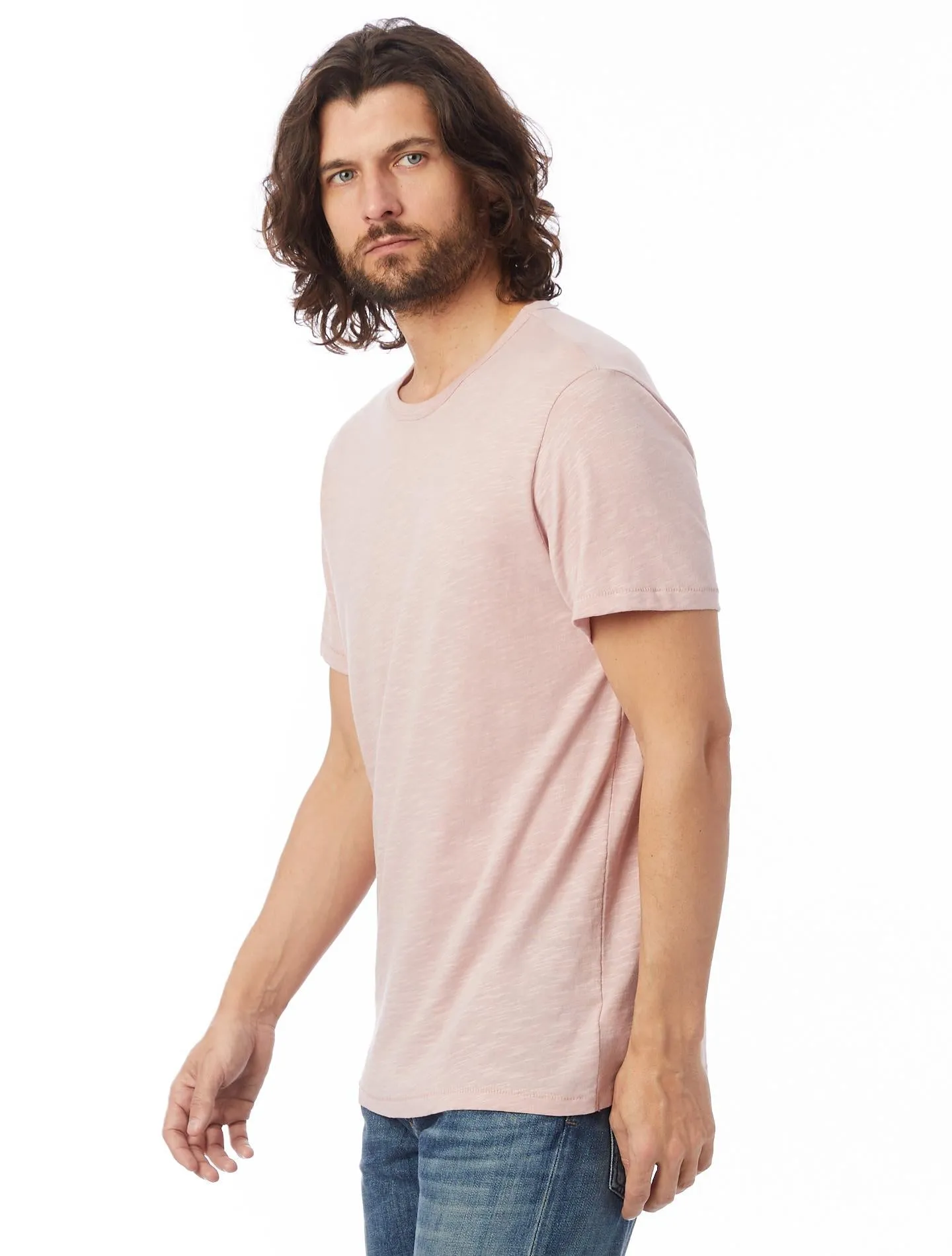 Keeper Weathered Slub Tee (Rose)