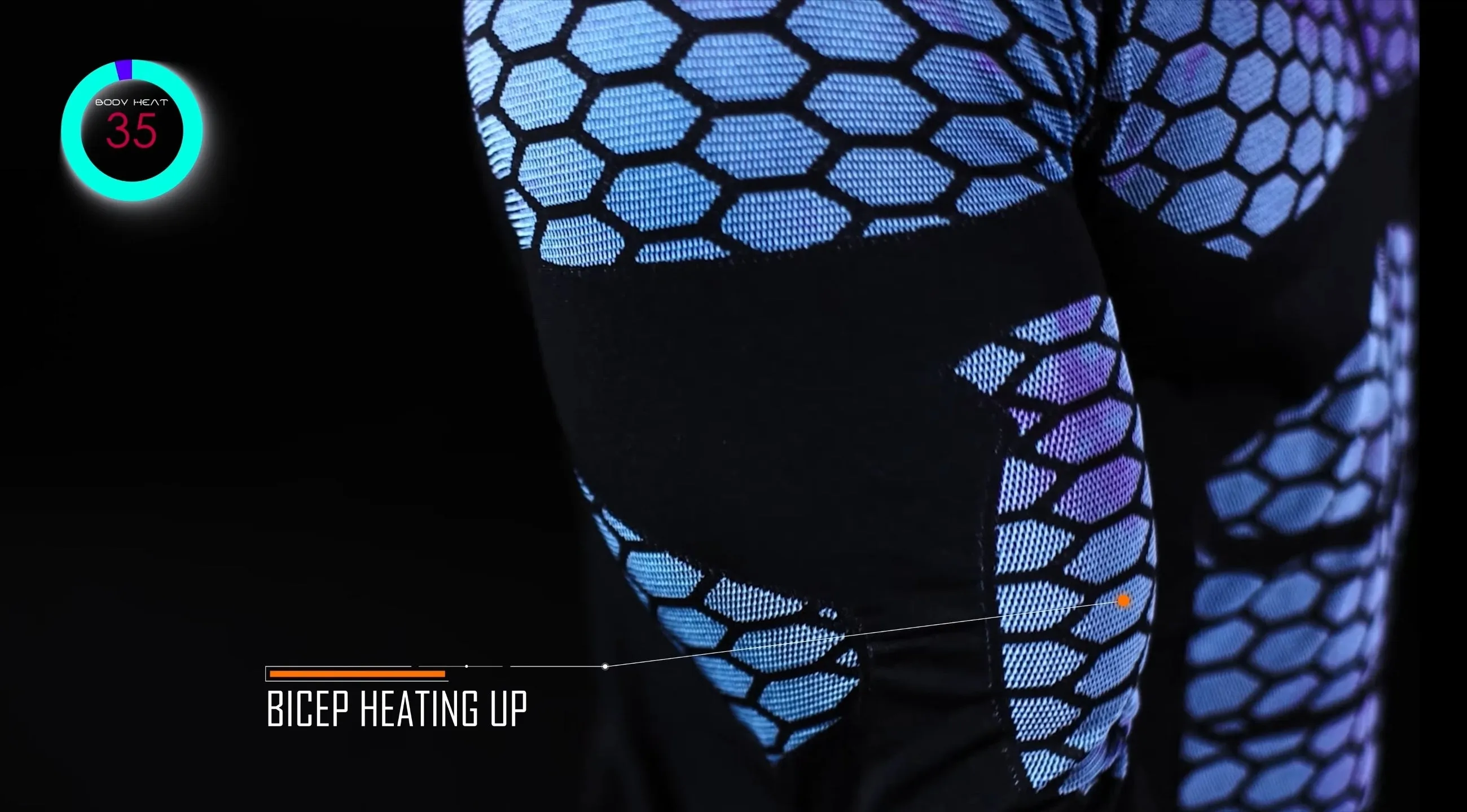 KULER® - Color Changing Sportswear (Purple to Neon Blue) PRE-ORDER June 2025 Delivery