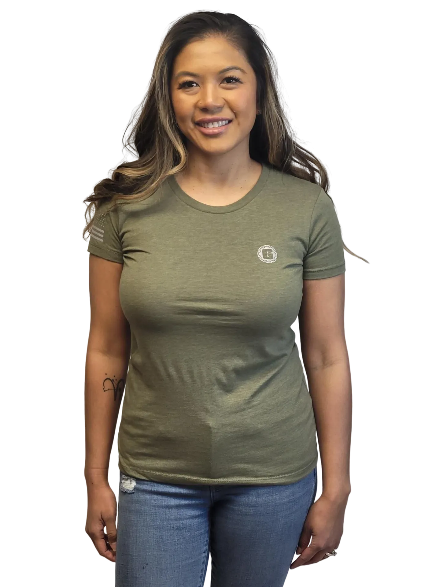 Ladies MS Flag Tee