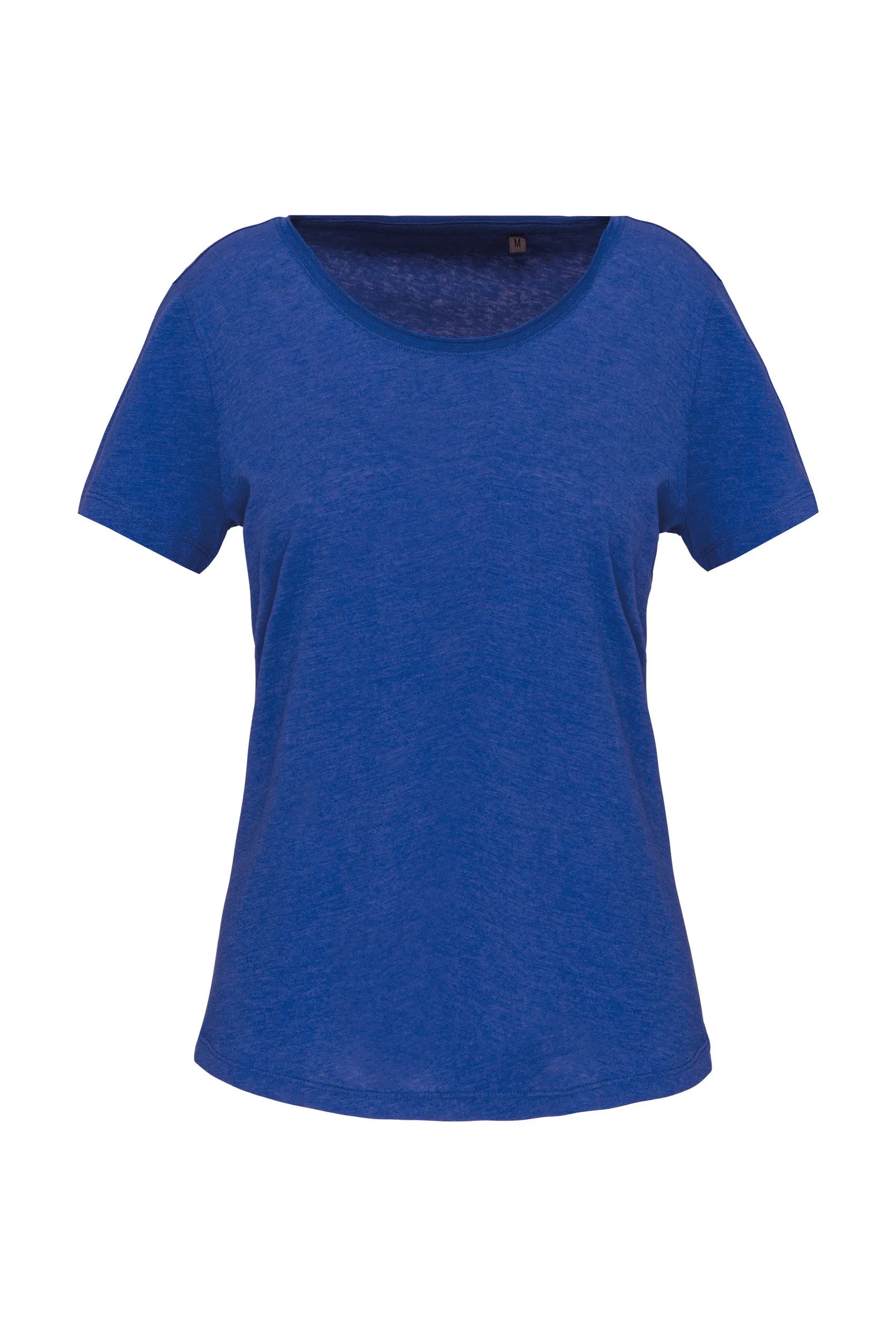 Ladies' Short-sleeved Organic T-shirt With Raw Edge Neckline - 110 g/m² -  K399