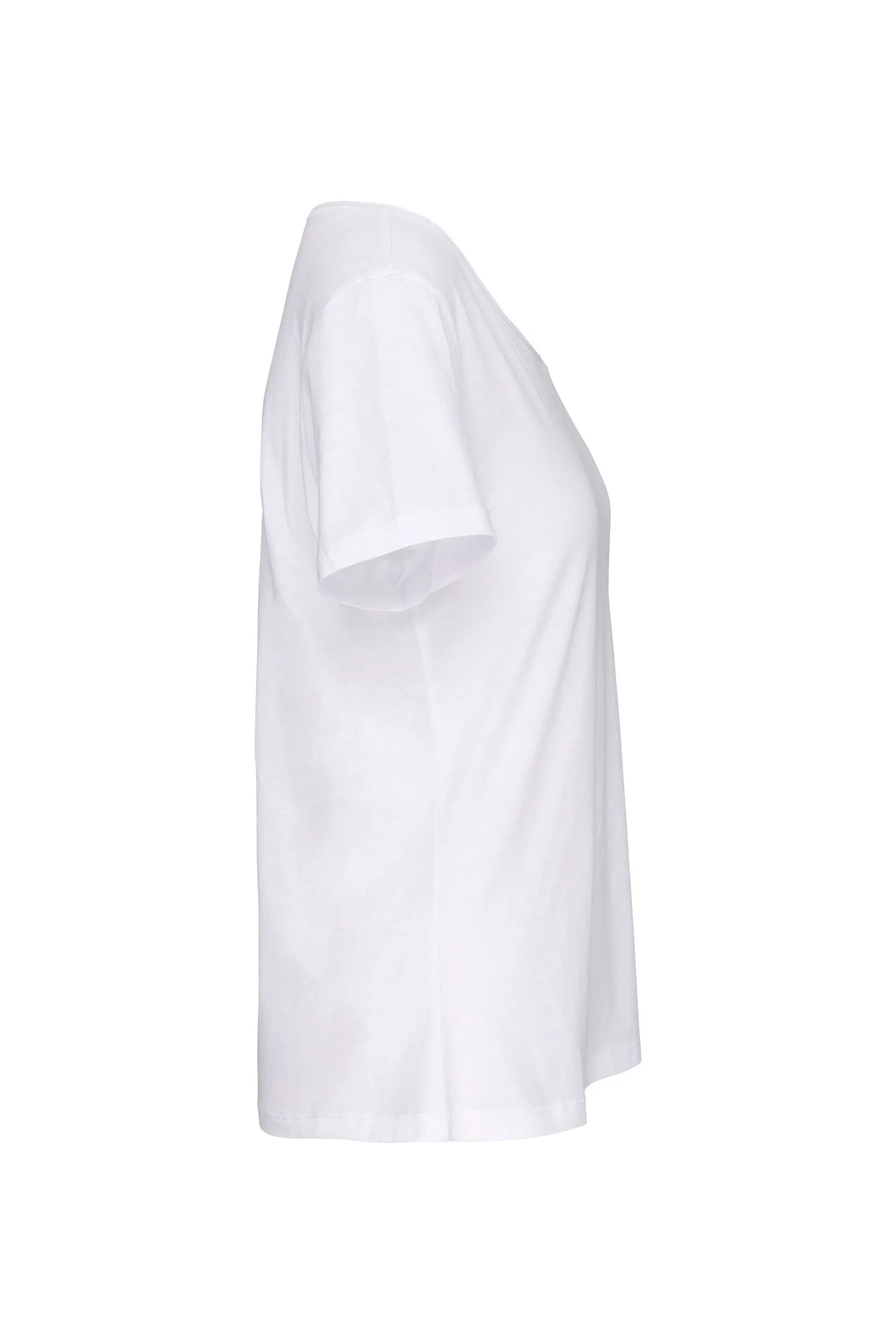 Ladies' Short-sleeved Organic T-shirt With Raw Edge Neckline - 110 g/m² -  K399