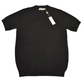 Lavane Short Sleeve Mock Neck Shirt - Black