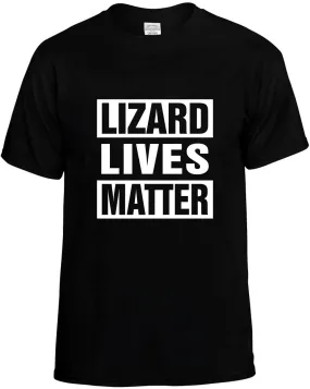 Lizard Lives Matter Unisex T-Shirt Novelty Graphic Tee Shirt