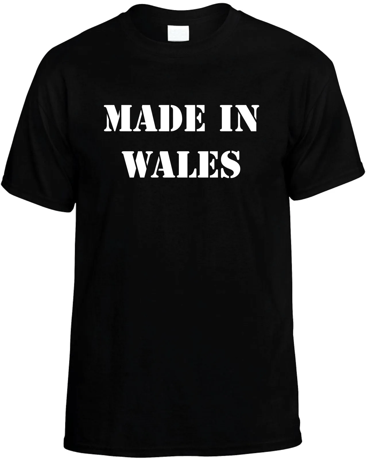Made in Wales Unisex T-Shirt Novelty Graphic Tee Shirt