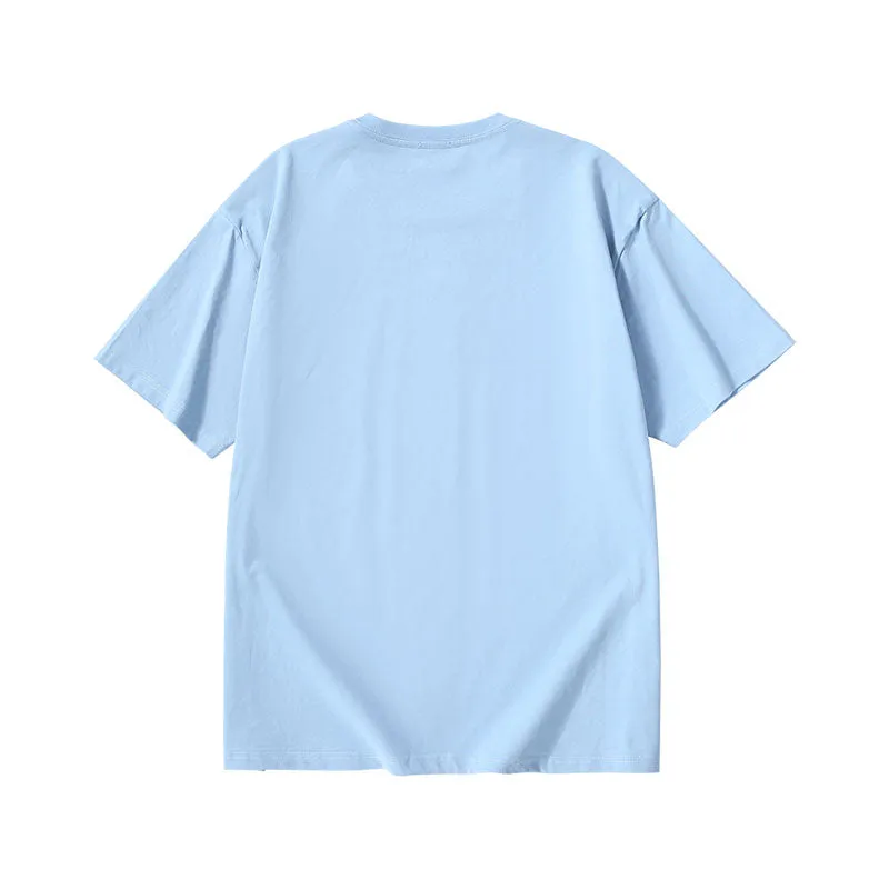 Melt Ice monogram print loose sleeved cotton T-shirt