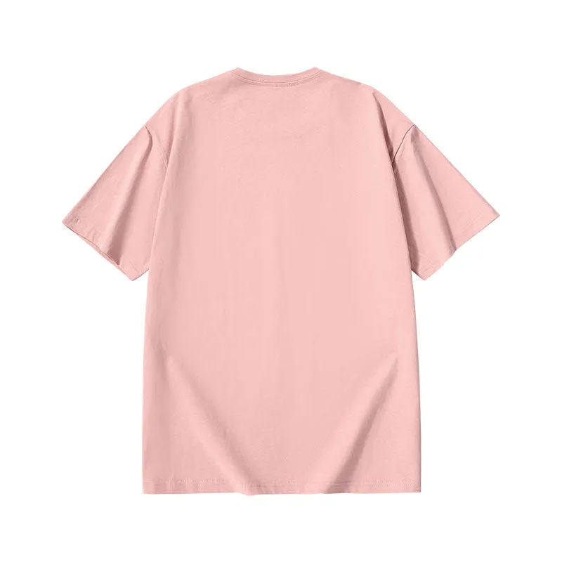 Melt Ice monogram print loose sleeved cotton T-shirt