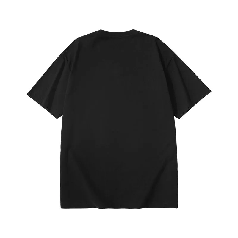 Melt Ice monogram print loose sleeved cotton T-shirt