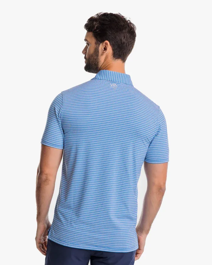 Men's Brrreeze Millwood Stripe Performance Polo Shirt