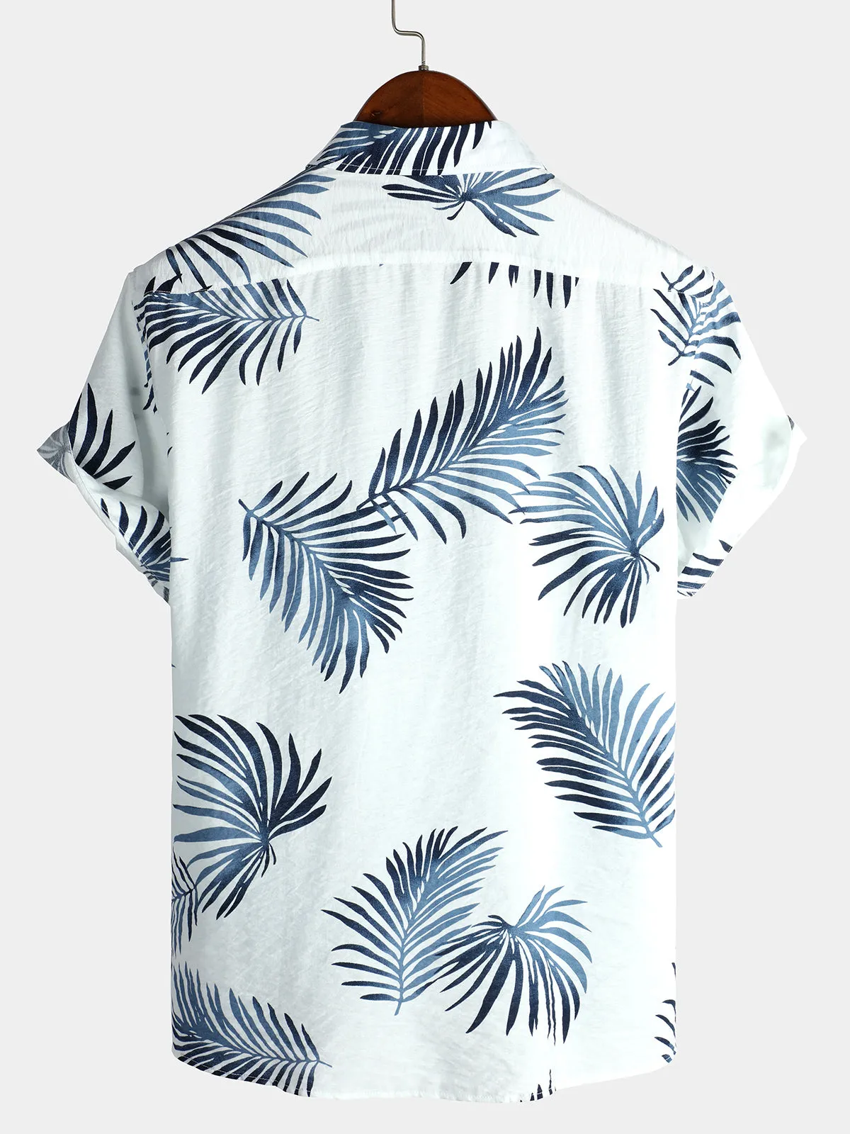 Men's Casual Holiday Cotton Pocket Short Sleeve Shirt