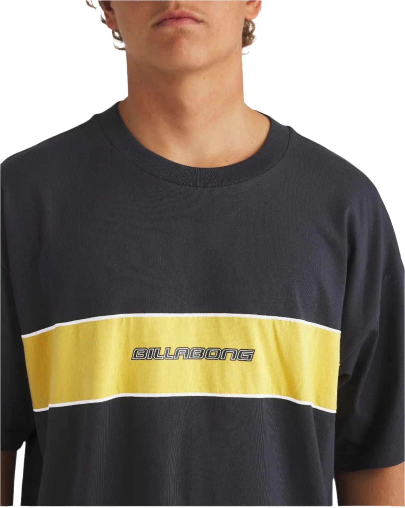 Mens Panel Ss T-shirt