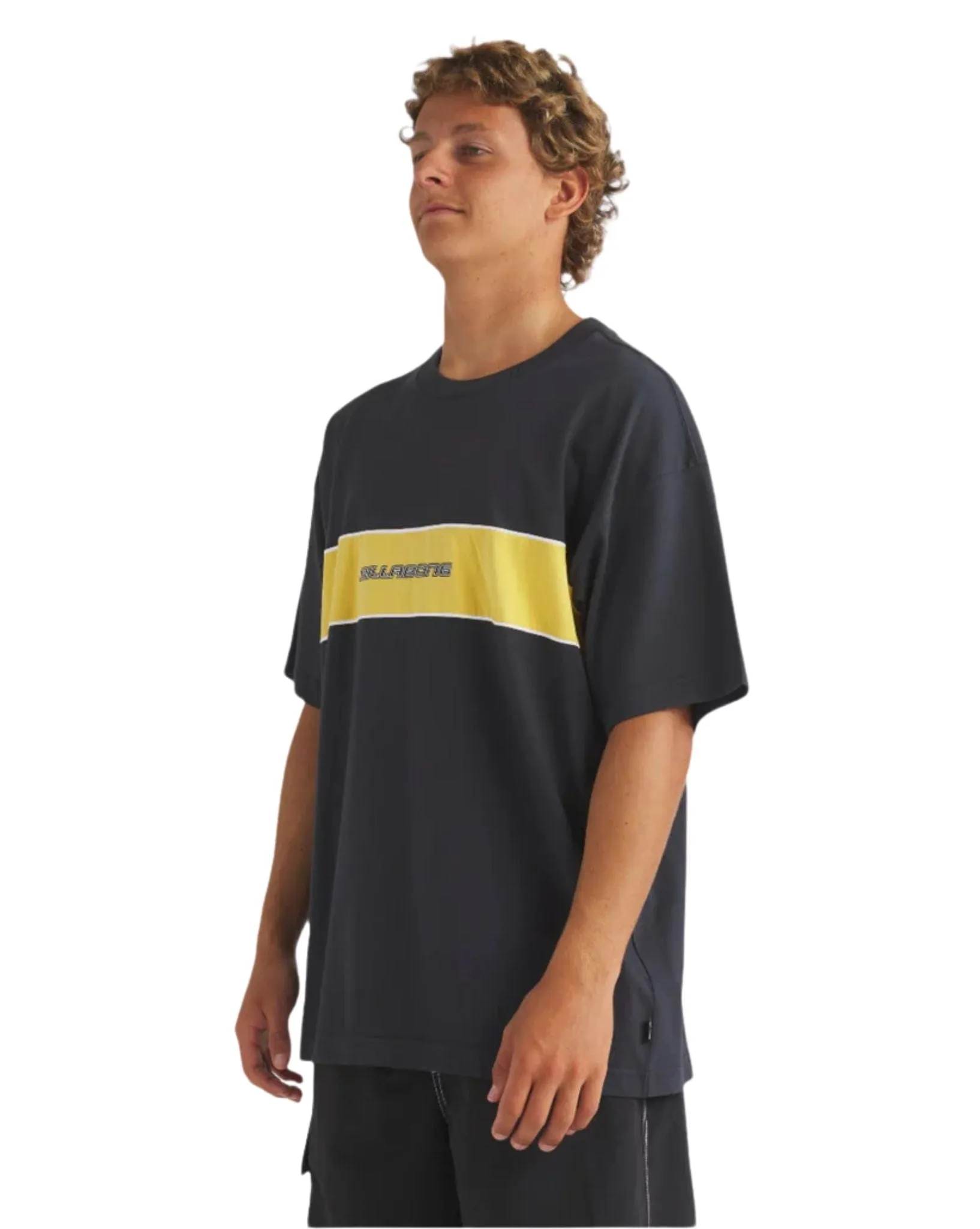 Mens Panel Ss T-shirt