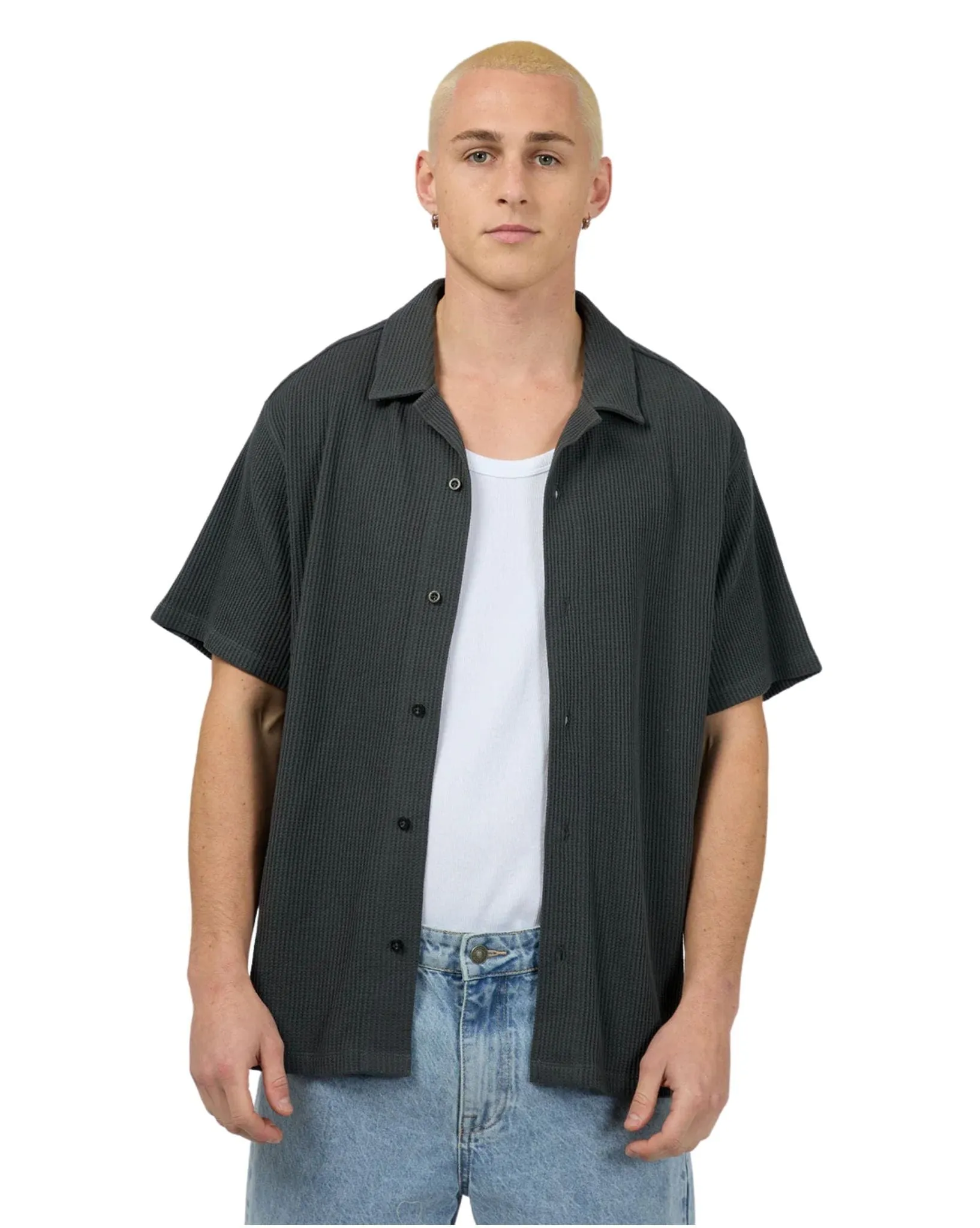 Mens Session Waffle SS Shirt