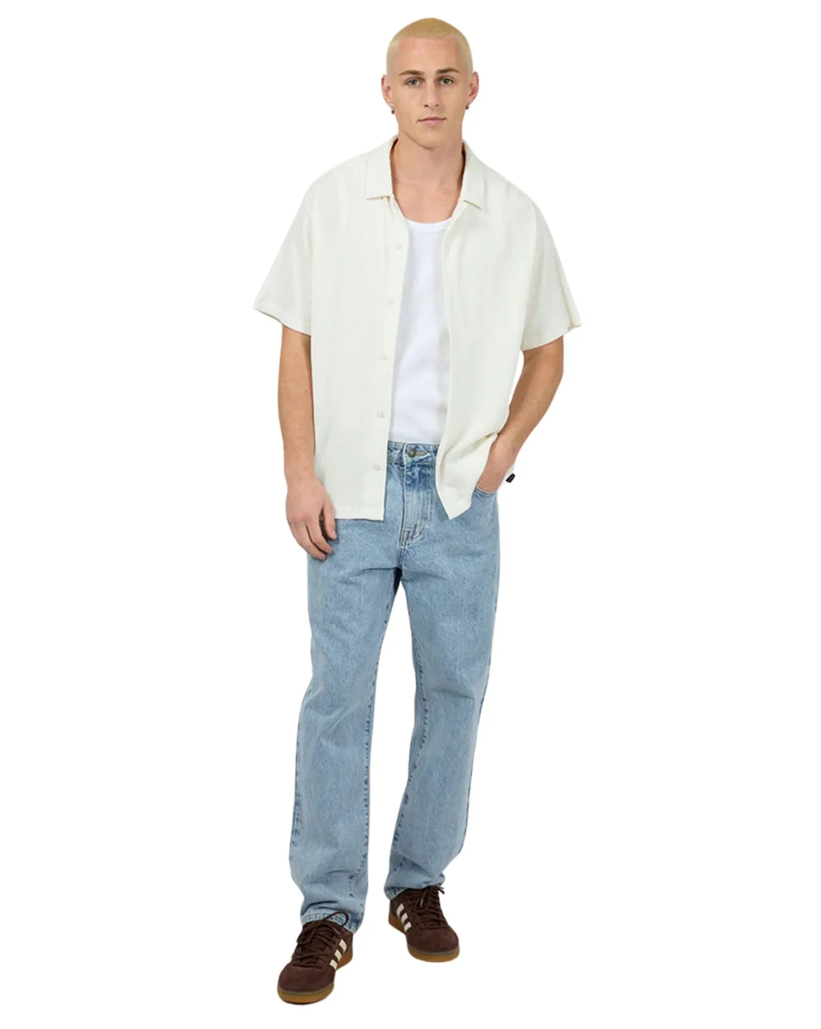 Mens Session Waffle SS Shirt