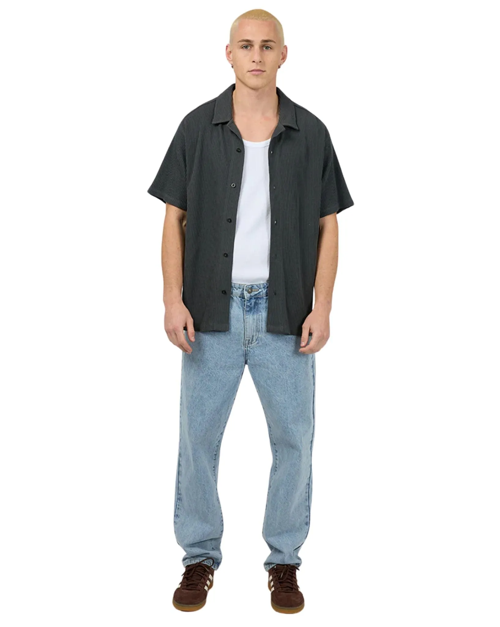 Mens Session Waffle SS Shirt