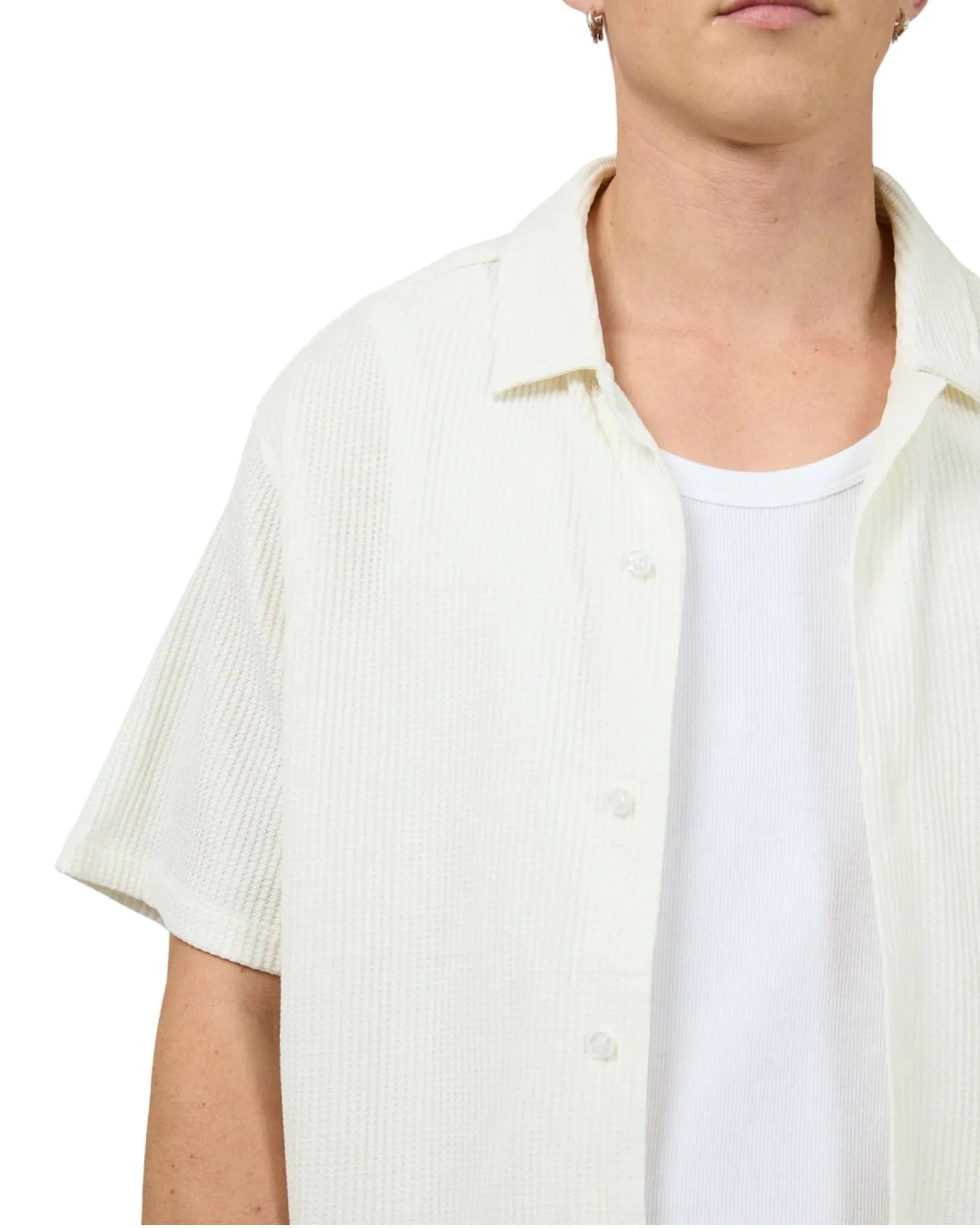 Mens Session Waffle SS Shirt