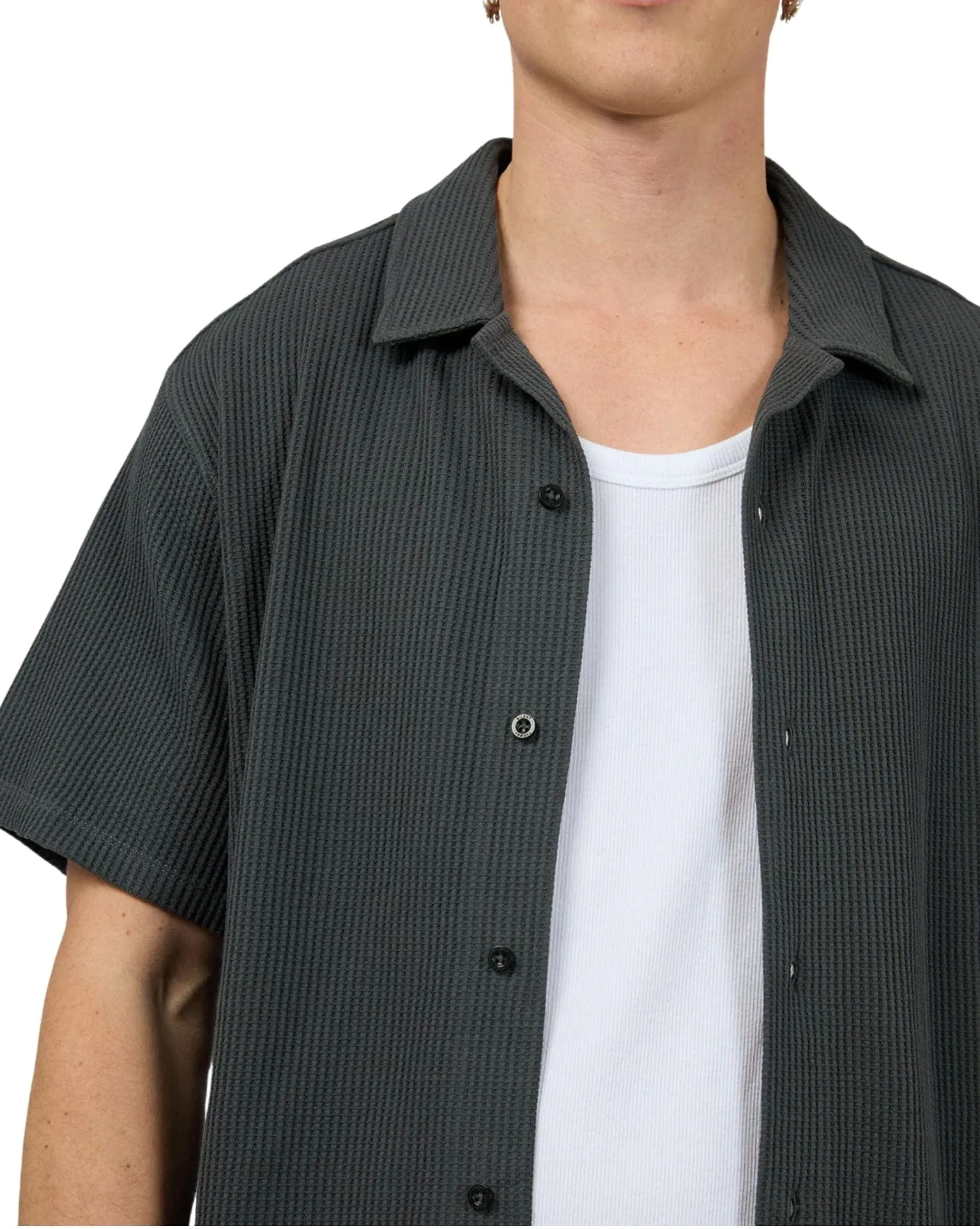 Mens Session Waffle SS Shirt