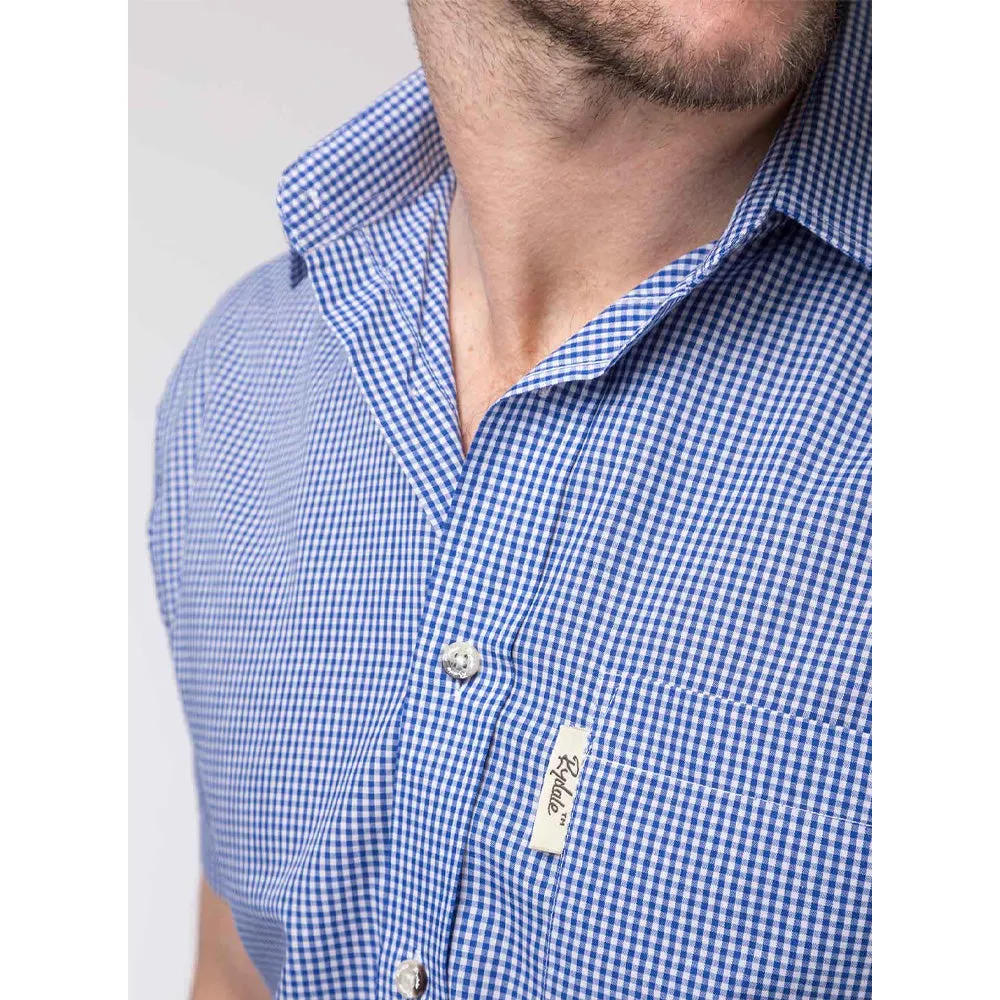 Men's Short Sleeved Check Shirt