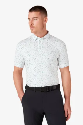 Mizzen Main Green Cacti Versa Polo. Last one! 50% Off Clearance sale!