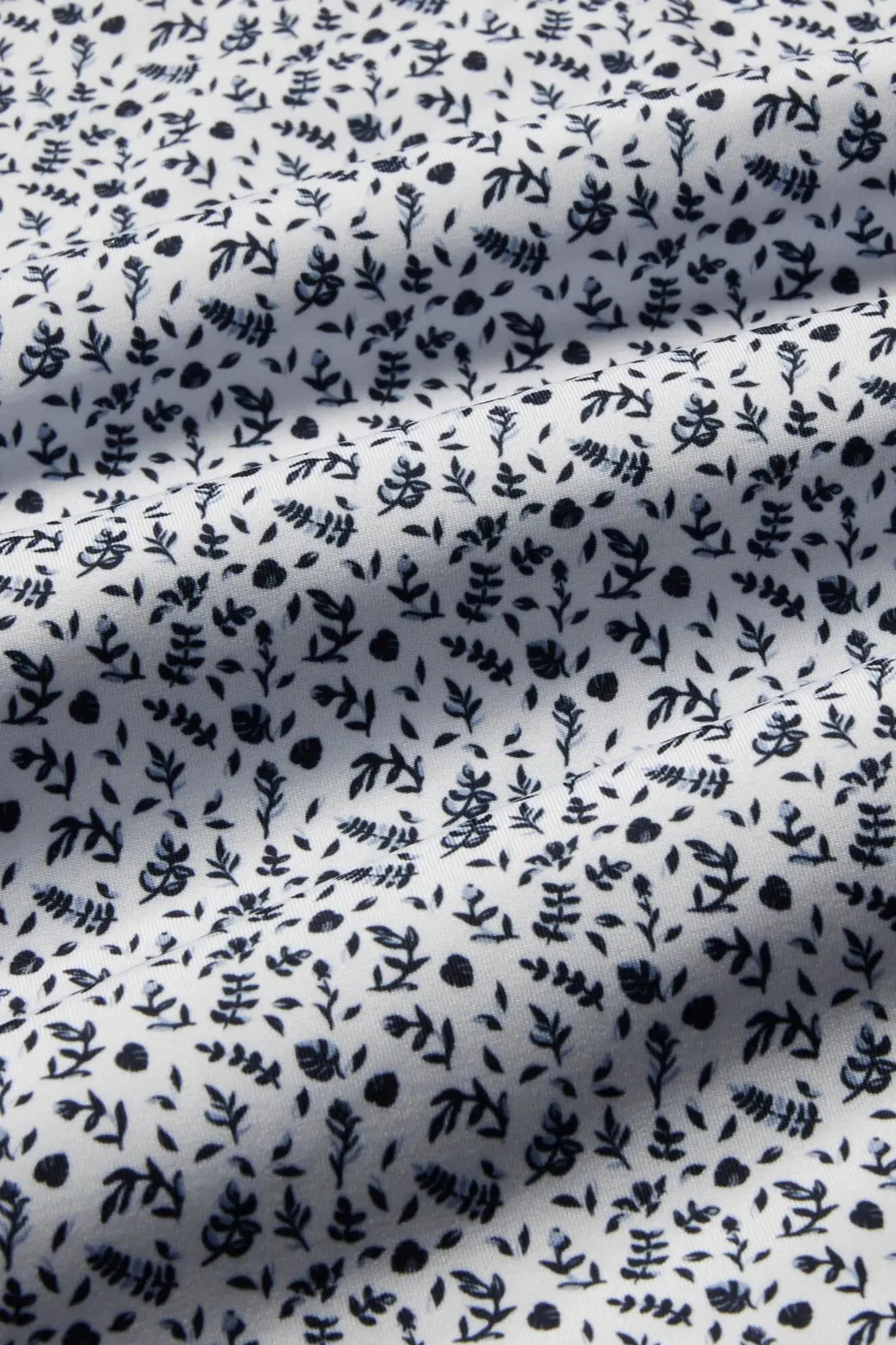 Mizzen Main Green White Navy Floral Print