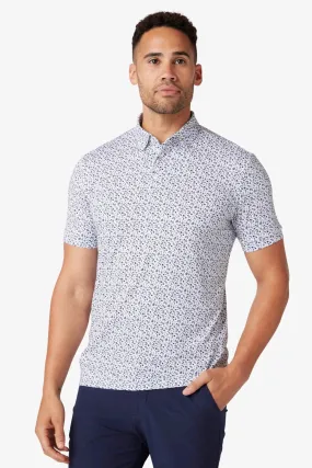 Mizzen Main Green White Navy Floral Print