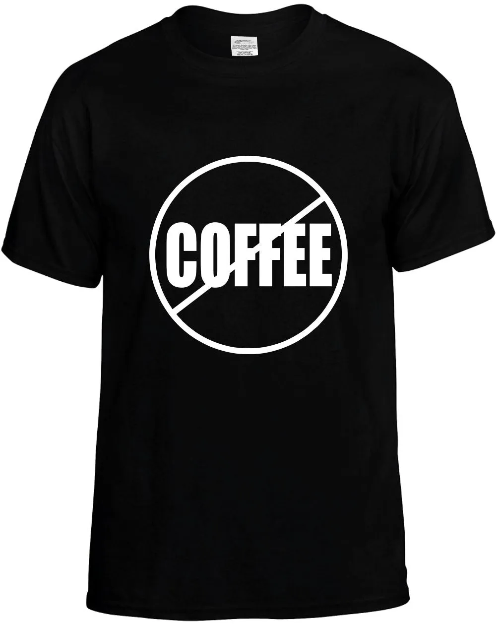 No Coffee Anti-Coffee  Unisex T-Shirt Novelty Graphic Tee Shirt