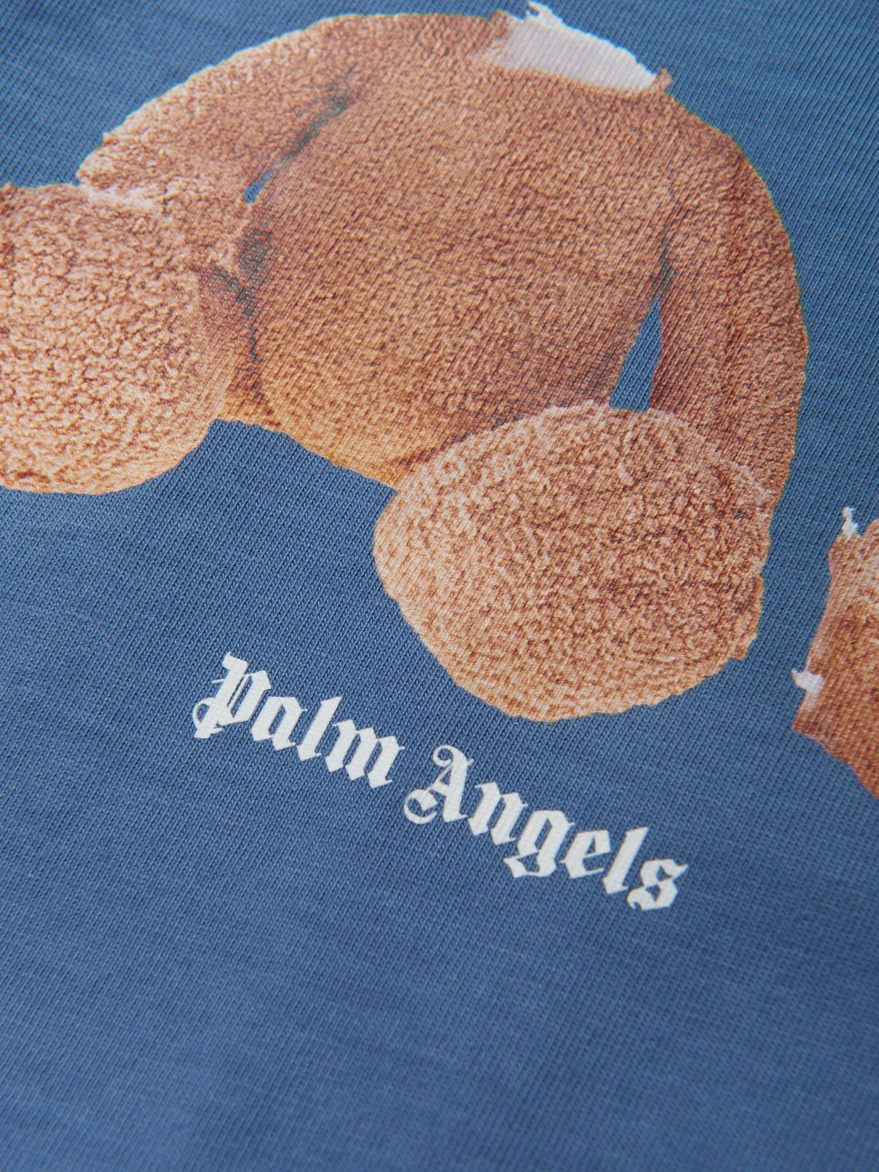 Palm Angels Baby Boys Bear T-Shirt in Blue