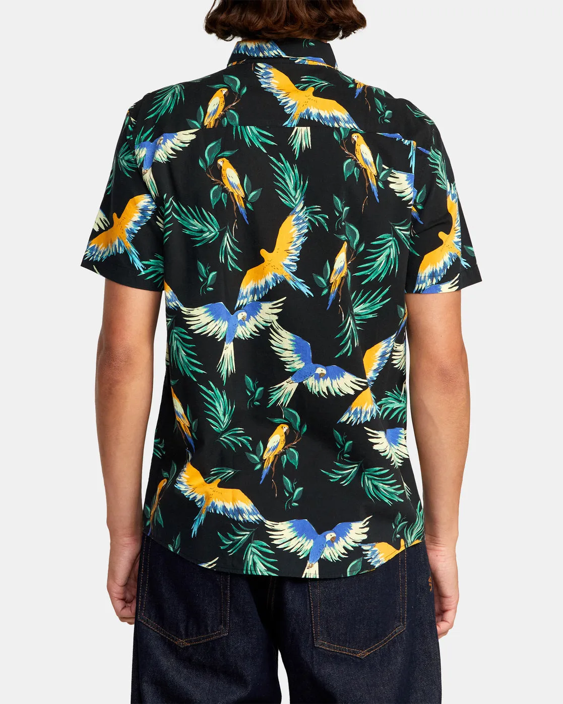 Pandemonium Short Sleeve Shirt - RVCA Black