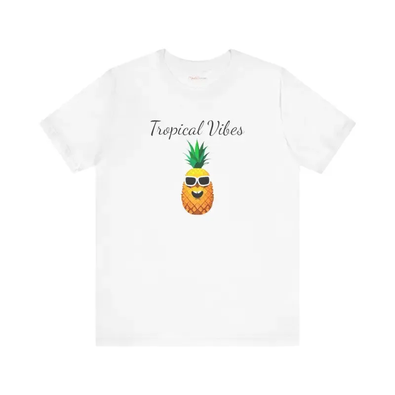 Pineapple Vibes Cozy Unisex Jersey Short Sleeve Tee