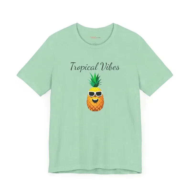 Pineapple Vibes Cozy Unisex Jersey Short Sleeve Tee