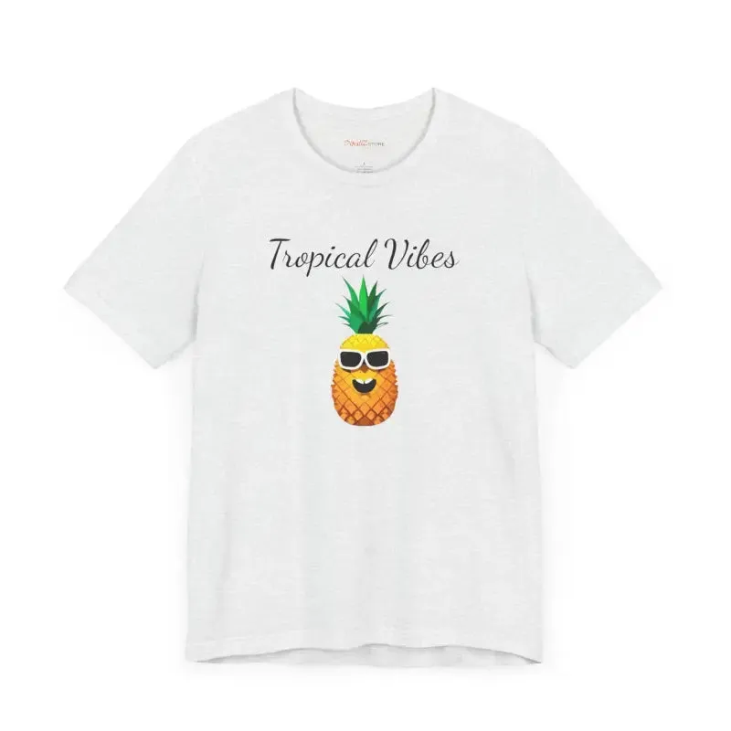 Pineapple Vibes Cozy Unisex Jersey Short Sleeve Tee