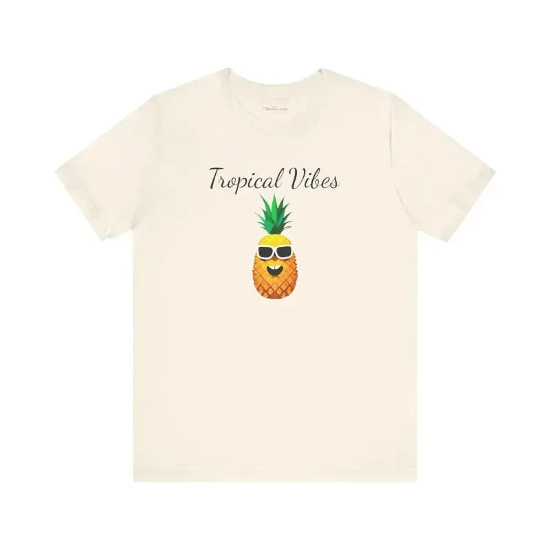 Pineapple Vibes Cozy Unisex Jersey Short Sleeve Tee