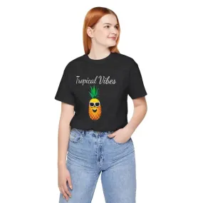 Pineapple Vibes Cozy Unisex Jersey Short Sleeve Tee