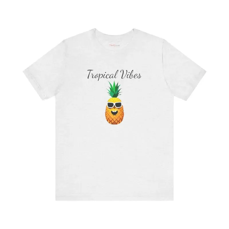 Pineapple Vibes Cozy Unisex Jersey Short Sleeve Tee