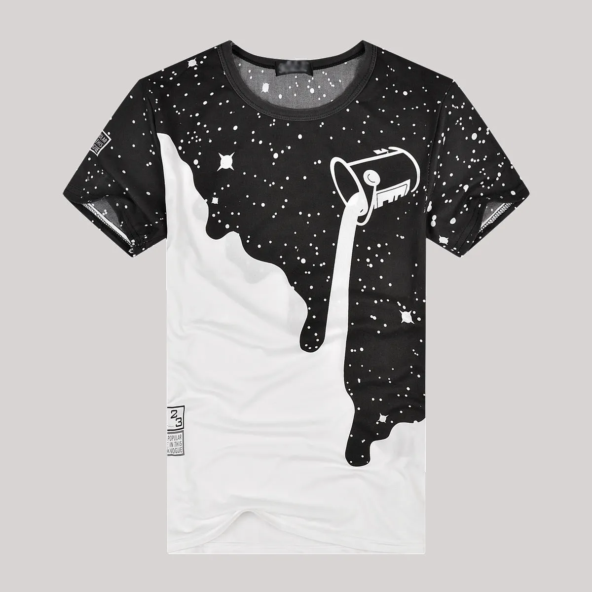 Popular Short Sleeve T-Shirt Summer Slim Look Trendy Matching T-Shirt