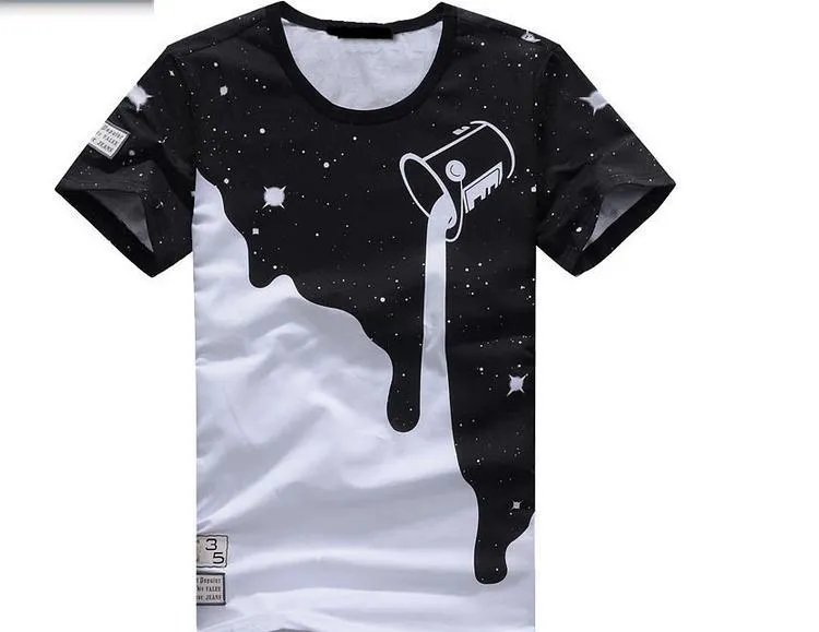 Popular Short Sleeve T-Shirt Summer Slim Look Trendy Matching T-Shirt