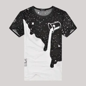 Popular Short Sleeve T-Shirt Summer Slim Look Trendy Matching T-Shirt