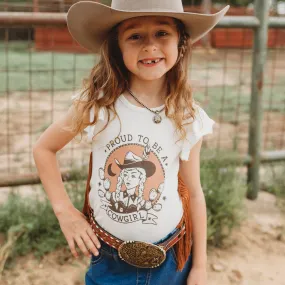 Proud to be a Cowgirl Fringe Shirt (6-7)