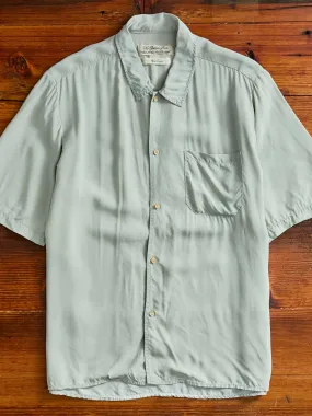 Rayon Hawk Short Sleeve Shirt in Sax