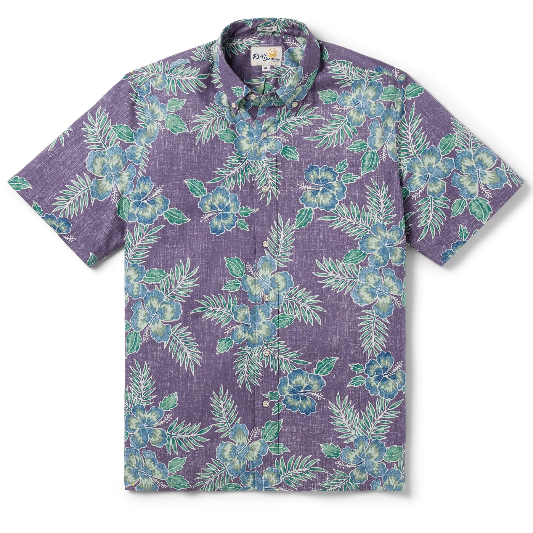 Reyn Spooner Pua AloAlo Button Front Camp Shirt