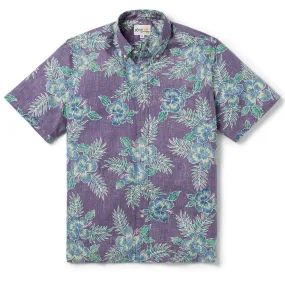 Reyn Spooner Pua AloAlo Button Front Camp Shirt