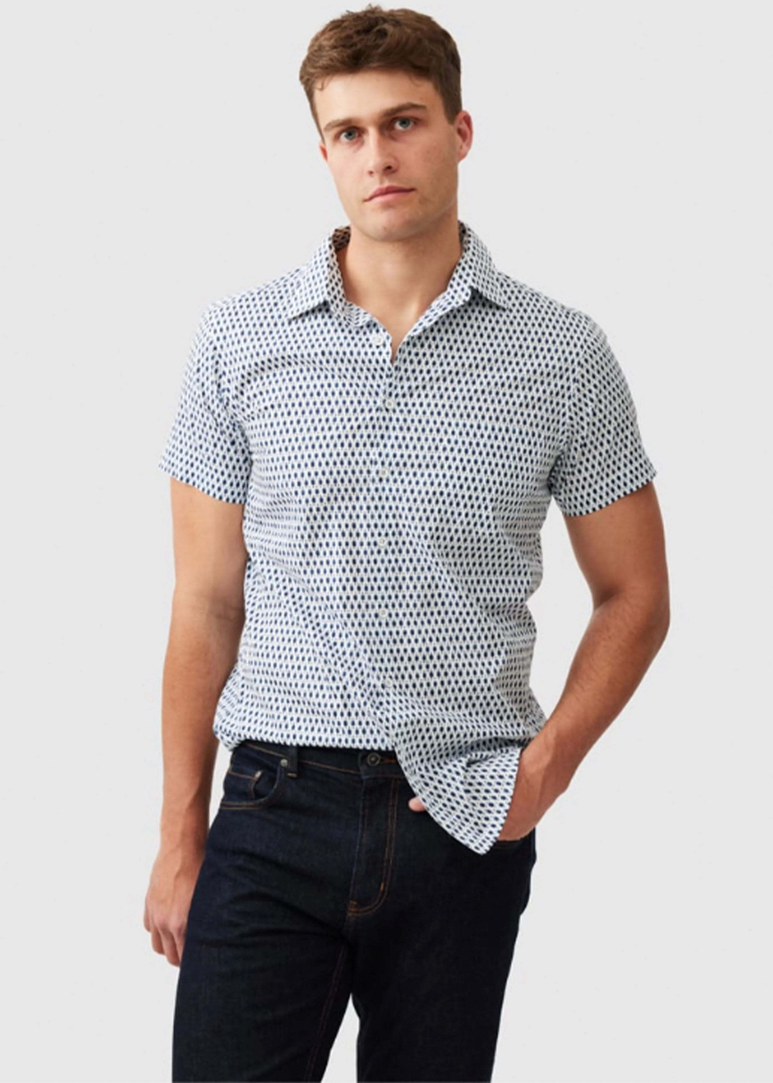 Rodd and Gunn Byron Shirt | Marine