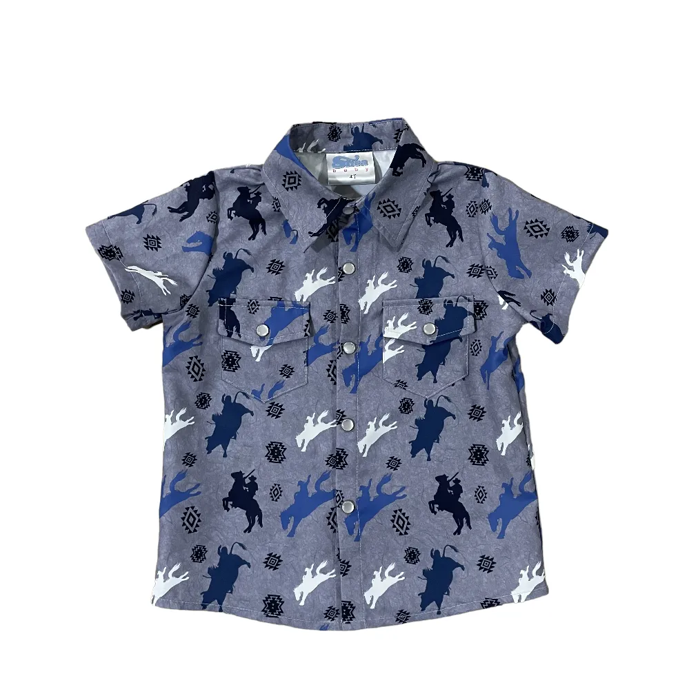 Roughstock Pearl Snap Shirt Kid (6-7)