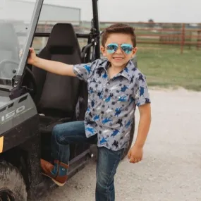 Roughstock Pearl Snap Shirt Kid (6-7)