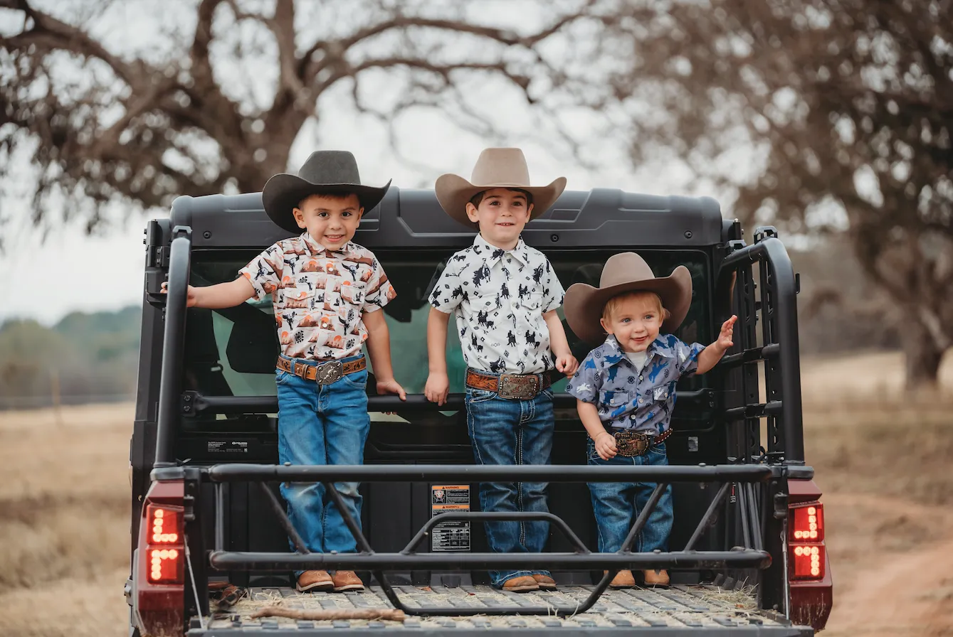 Roughstock Pearl Snap Shirt Kid (6-7)