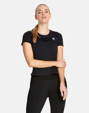 Run Free Tee in Black