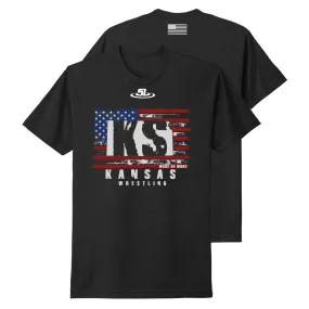 Scraplife State Wrestling Tee - Kansas