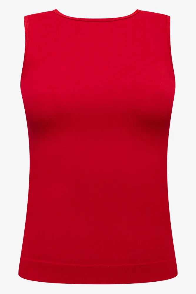 Seamless Top Red