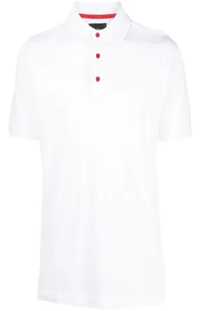 Short-sleeve cotton polo shirt