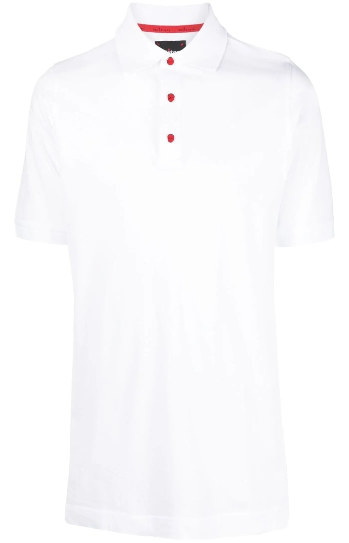 Short-sleeve cotton polo shirt