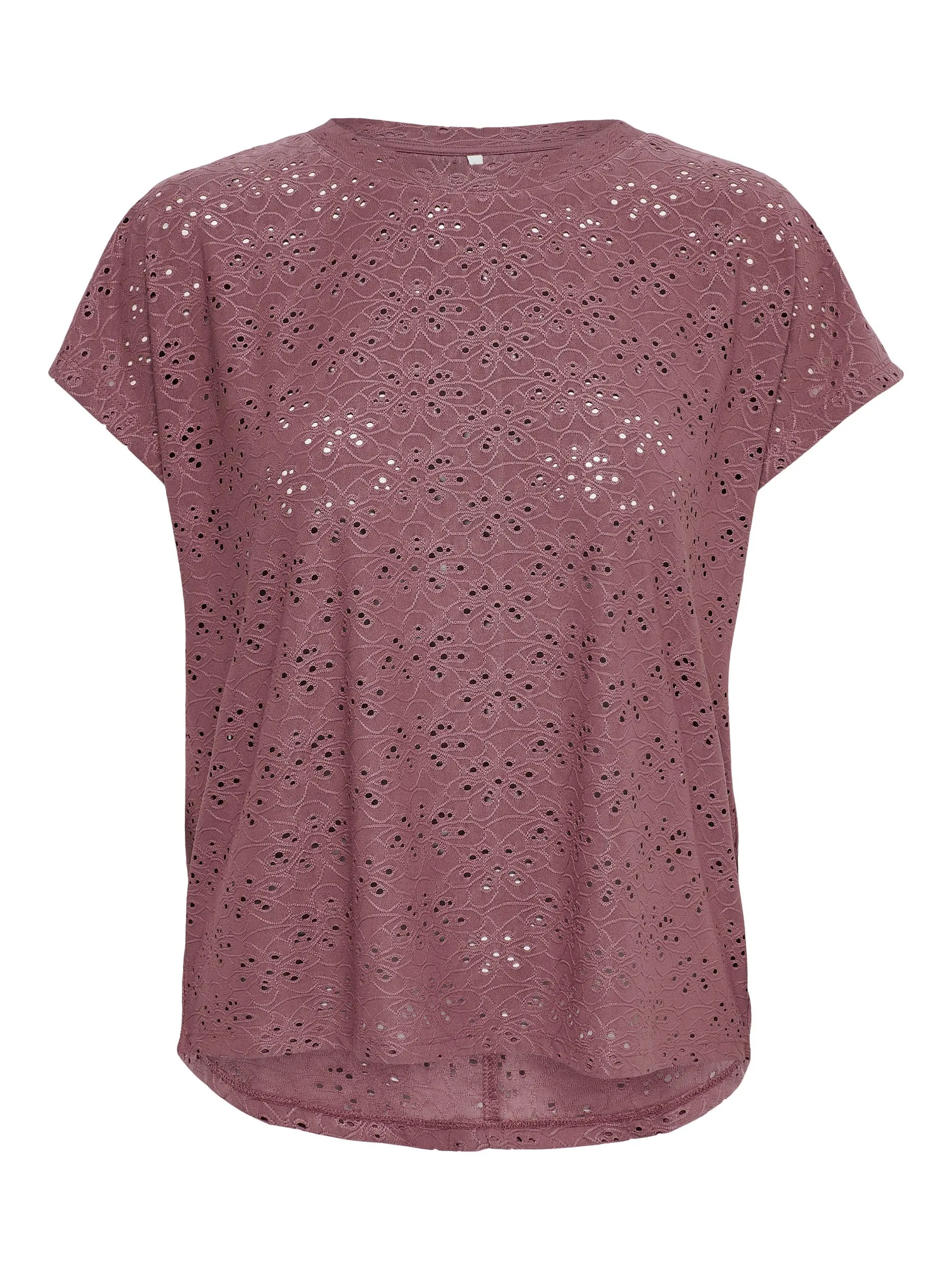 Smilla Short Sleeve Eyelet Top